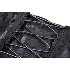 Darkinlove Women's Gothic Off Shoulder Dark Red Floral Lace Slip Dress