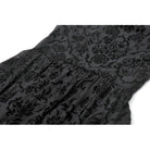 Darkinlove Women's Gothic Off-shoulder Flare Sleeved Hooded Maxi Dress Black