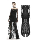 Darkinlove Women's Gothic Off-shoulder Lace Dresses