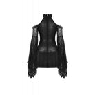 Darkinlove Women's Gothic Off Shoulder Lace Flared Sleeved Dress