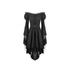 Darkinlove Women's Gothic Off-shoulder Strappy Mesh Dresses