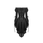 Darkinlove Women's Gothic Off-shoulder Strappy Mesh Dresses