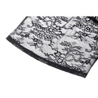 Darkinlove Women's Gothic Off-the-Shoulder Flared Sleeved Lace Shirt