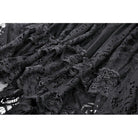 Darkinlove Women's Gothic Off-the-shoulder High/Low Prom Slip Dress