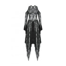 Darkinlove Women's Gothic Off-the-Shoulder Irregular Lace Dress