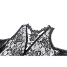 Darkinlove Women's Gothic Off-the-Shoulder Irregular Lace Dress