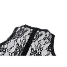 Darkinlove Women's Gothic Off-the-Shoulder Irregular Lace Dress