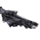 Darkinlove Women's Gothic Off-the-Shoulder Lace Splice Ball Gown Dress