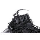 Darkinlove Women's Gothic Off-the-Shoulder Lace Splice Ball Gown Dress