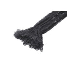 Darkinlove Women's Gothic Off-the-Shoulder Ruffled Lace Splice Prom Dress