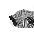 Darkinlove Women's Gothic Pinstripe Swallow-tailed Shirt with Detachable Tie