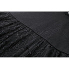 Darkinlove Women's Gothic Plunging Spider Mesh Splice Witch Slip Dress