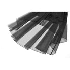 Darkinlove Women's Gothic Puff Sleeved High/low Multilayer Chiffon Dress