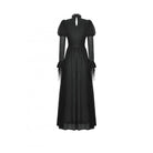 Darkinlove Women's Gothic Puff Sleeved Spiderweb Splice Witch Dress