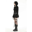 Darkinlove Women's Gothic Ripped Hoodies