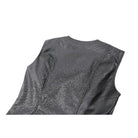 Darkinlove Women's Gothic Rivet Buckle Strap Zipper Vest