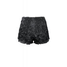 Darkinlove Women's Gothic Rose Lace-Trimmed Shorts