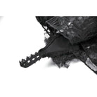 Darkinlove Women's Gothic Rose Velvet Splice Lace Flared Arm Sleeves