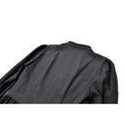 Women's Gothic Ruffle Cutout Heart Mock Neck Long Sleeved Short Dress - Punk Design