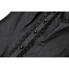 Darkinlove Women's Gothic Ruffle Peter Pan Collar Puff Short Sleeve Blouse