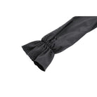 Darkinlove Women's Gothic Ruffle Turn-down Collar Contrast Color Bishop Sleeve Short Dress
