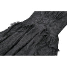 Darkinlove Women's Gothic Ruffled High-Low Lace Slip Dress