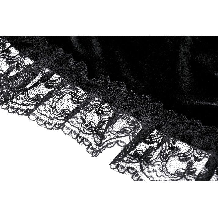 Darkinlove Women's Gothic Ruffled Lace Cape