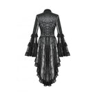 Darkinlove Women's Gothic Ruffled Lace High/Low Coat