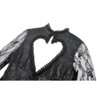 Darkinlove Women's Gothic Ruffled Lace High/Low Coat