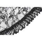 Darkinlove Women's Gothic Ruffled Lace High/Low Coat