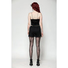 Darkinlove Women's Gothic Ruffled Lace Splice Shorts