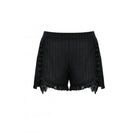 Darkinlove Women's Gothic Ruffled Lace Splice Shorts