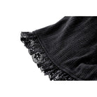Darkinlove Women's Gothic Ruffled Lace Splice Shorts