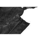 Darkinlove Women's Gothic Ruffles Bow Tie Lace Top with Tassels