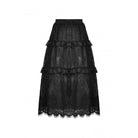Darkinlove Women's Gothic Ruffles Lace Maxi Skirt