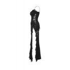 Darkinlove Women's Gothic Side Slit Ruffled Lace Slip Dress