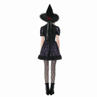 Darkinlove Women's Gothic Skull Printed Puff Short Sleeve Dress