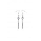 Darkinlove Women's Gothic Skull Studded Earrings