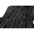 Darkinlove Women's Gothic Sleeveless Button-Front Dress