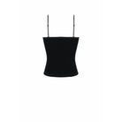 Darkinlove Women's Gothic Spider Decor Lace-up Contrast Color Crop Top