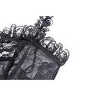 Darkinlove Women's Gothic Split Sheer Mesh Slip Dress