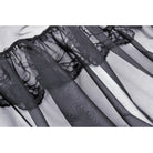 Darkinlove Women's Gothic Split Sheer Mesh Slip Dress