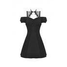 Darkinlove Damen Gothic-Trägerkleid ohne Schulter