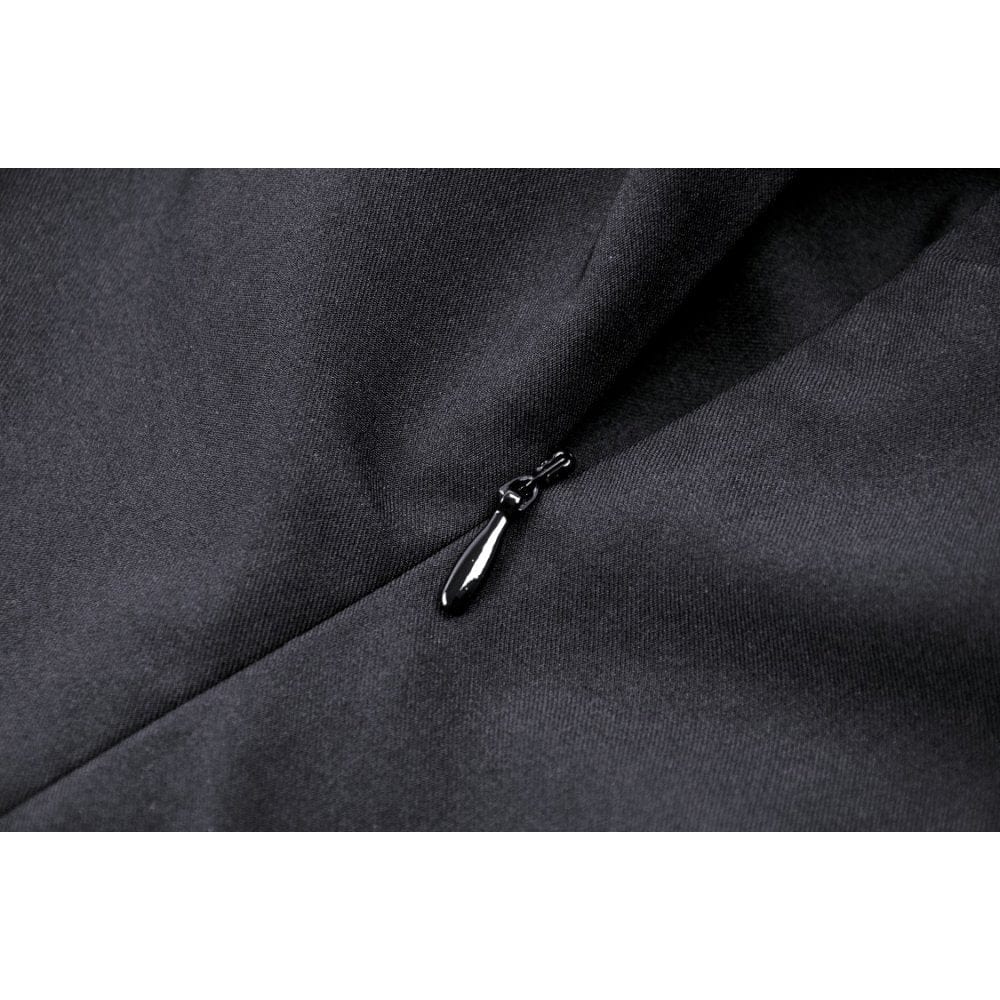 Darkinlove Women's Gothic Strappy Off Shoulder Dress