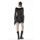 Darkinlove Women's Gothic Strappy Ripped Cardigan