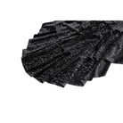 Darkinlove Women's Gothic Tiered Ruffle High-Low Hem Embossed Velvet Underbust Corset Skirt