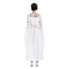 Darkinlove Women's Gothic Two-tone Square-cut Collar Angel Bell Sleeve Lace Chiffon Maxi Dress