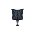 Corsé gótico vintage jacquard con cordones para mujer de Darkinlove