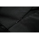 Darkinlove Women's Grunge Contrast Color Lace Tiered Slip Dress