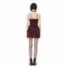 Darkinlove Women's Grunge Layered Plaid Slip Dress